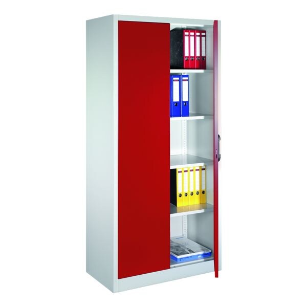 Stalen kast met vleugeldeuren 93 x 195 cm