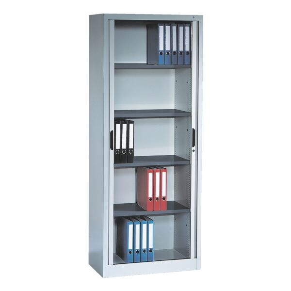 Stalen kast met roldeuren 80 x 198 cm