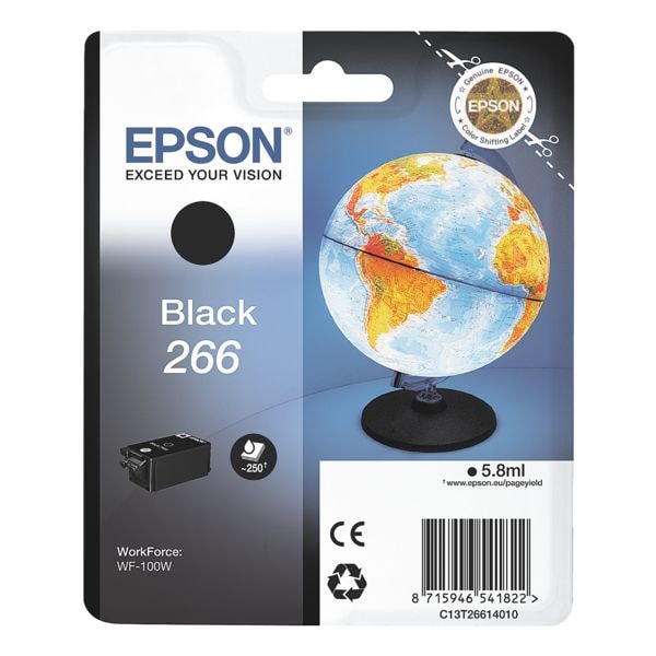 Inktpatroon »Black 266« voor Workforce WF-100W