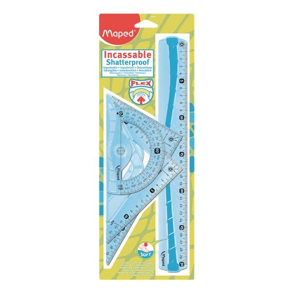 4-delige teken-/geometrieset »Maxi-Flex«