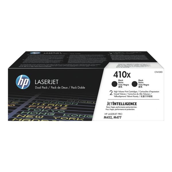 Pak met 2 printcassettes »HP CF410XD«