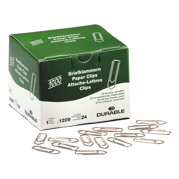 Paperclips »1209-24« 32mm, verkopert, 1000 stuks