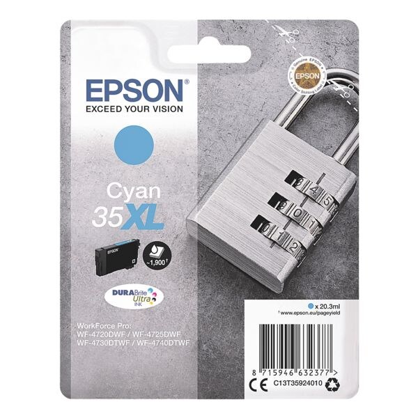 Inktpatroon »35XL« - cyaan