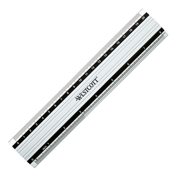 Aluminium liniaal 20 cm