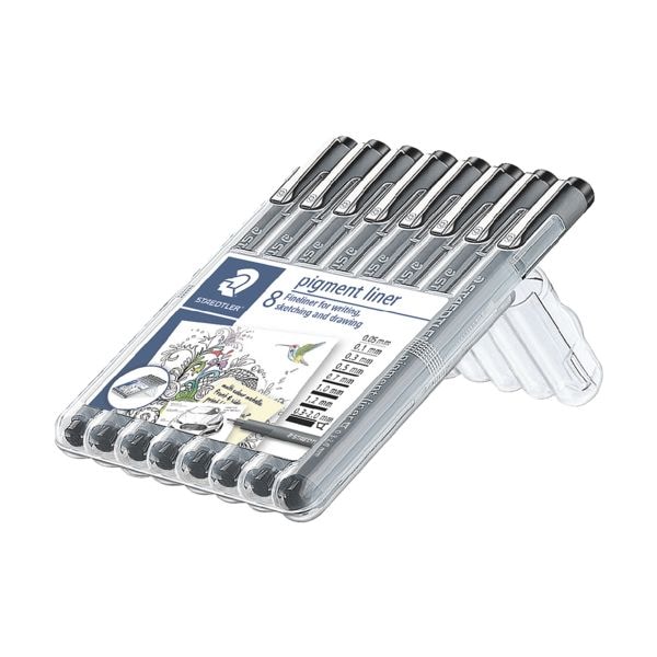 Box met 8 pigment liners »308«