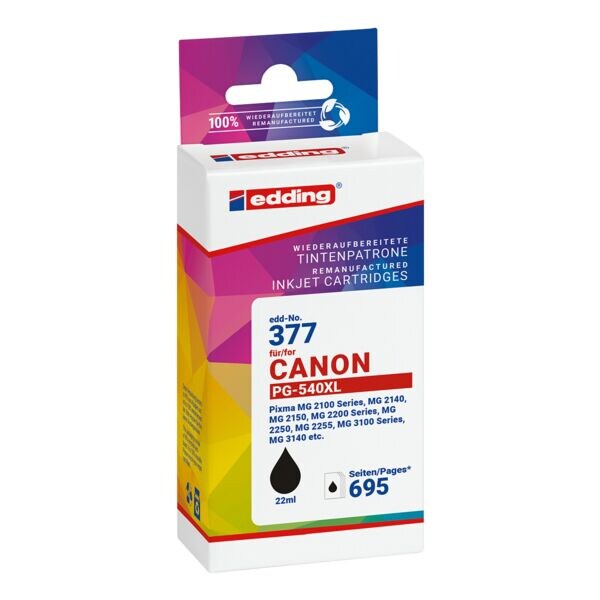 Inktpatroon vervangt Canon »PG-540XL«