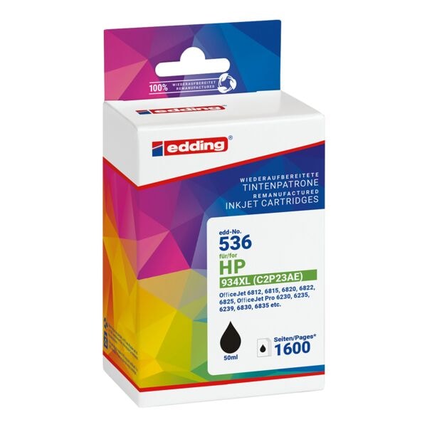 Inktpatroon vervangt HP »C2P23AE« Nr. 934XL