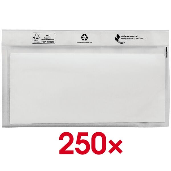 Hoesjes voor documenten & afleverbonnen blanco DL 250 stuks