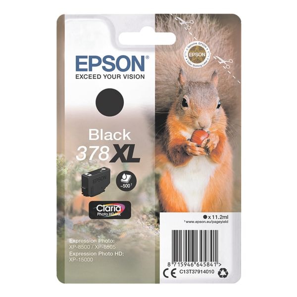 Inktpatroon single pak »378XL« zwart