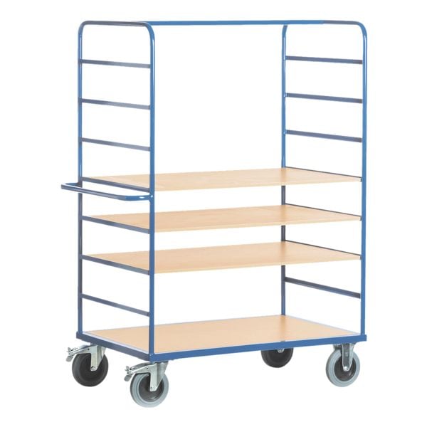 Hoge klasseerwagen 120x80 houten laadvlak