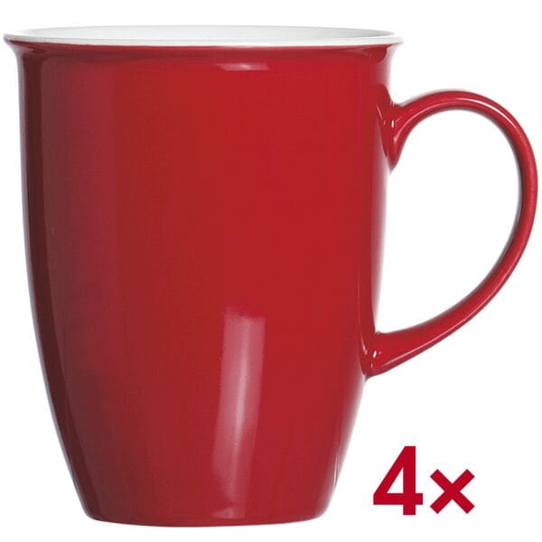 4-delige koffiebekerset »Doppio«