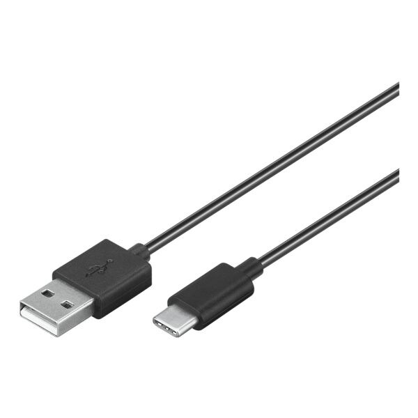 USB-C laad- en synchronisatiekabel 1,0 m zwart
