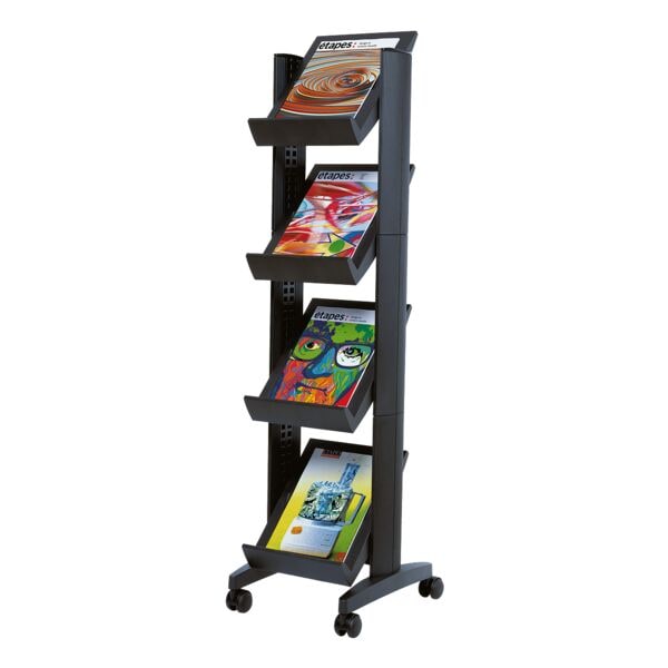 Folderstandaard A4 »Corner« - 132,6 cm hoog
