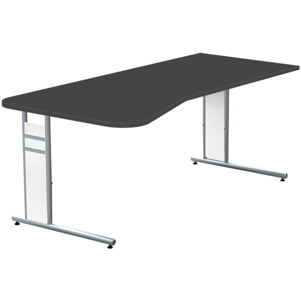 Bureau, vrije vorm »Stage One« 195 cm L-onderstel