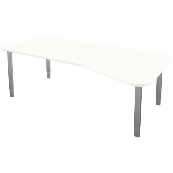 Bureau, vrije vorm »Stage One« 180 cm beugel-onderstel