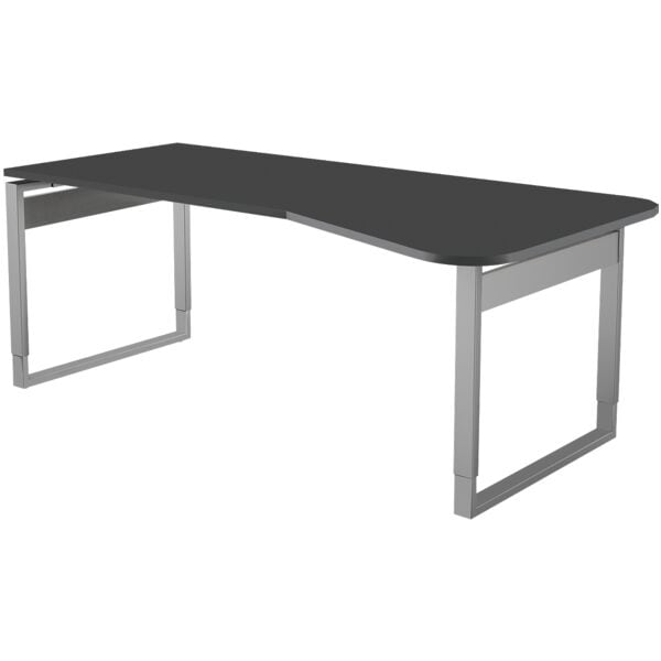 Bureau, vrije vorm »Stage One« 195 cm beugel-onderstel
