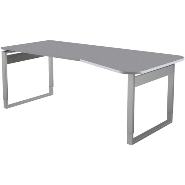 Bureau, vrije vorm »Stage One« 195 cm beugel-onderstel