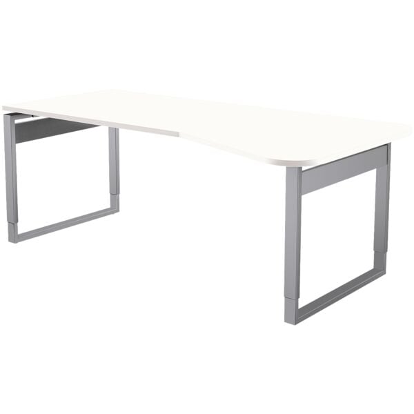 Bureau, vrije vorm »Stage One« 195 cm beugel-onderstel