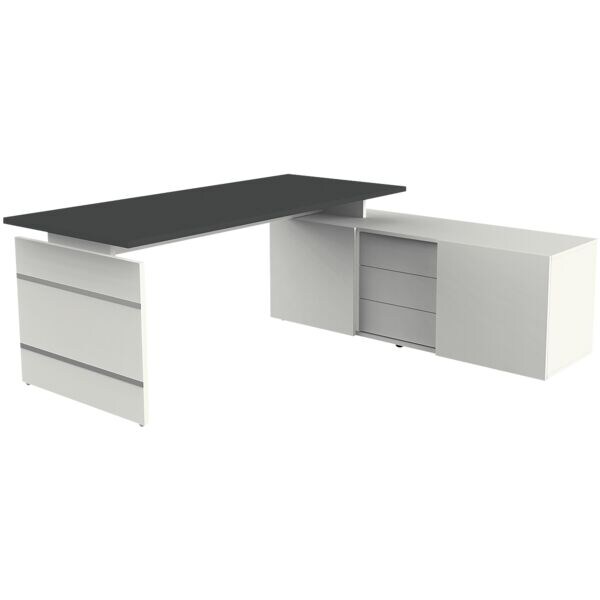 Compact bureau »Stage One« met bijzetkast