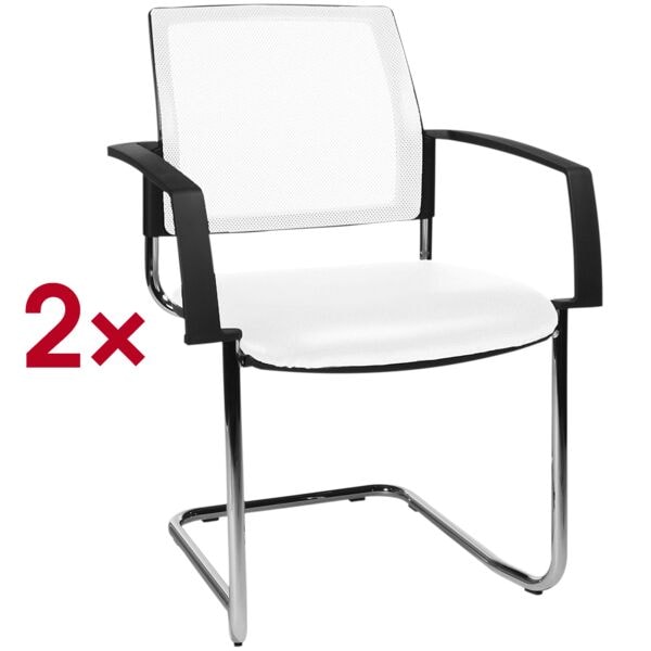 Set van 2 stapelstoelen »BtoB 20« Softex