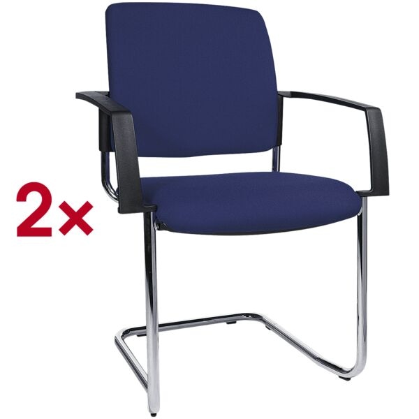 Set van 2 bezoekersstoelen »BtoB 20«