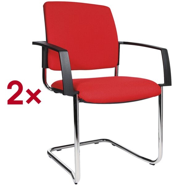 Set van 2 bezoekersstoelen »BtoB 20«