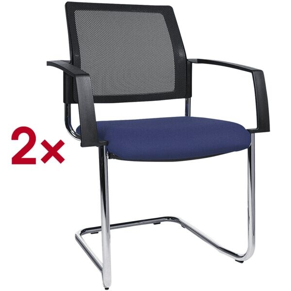 Set van 2 bezoekersstoelen »BtoB 20«