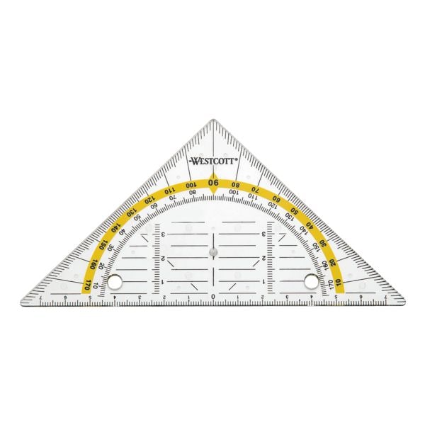 Geodriehoek 14 cm