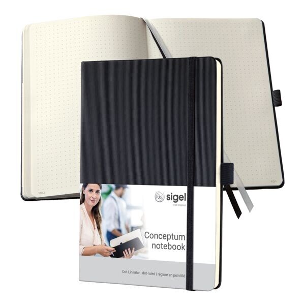 Notitieboek »Conceptum« A5 gestippeld - 194 pagina's