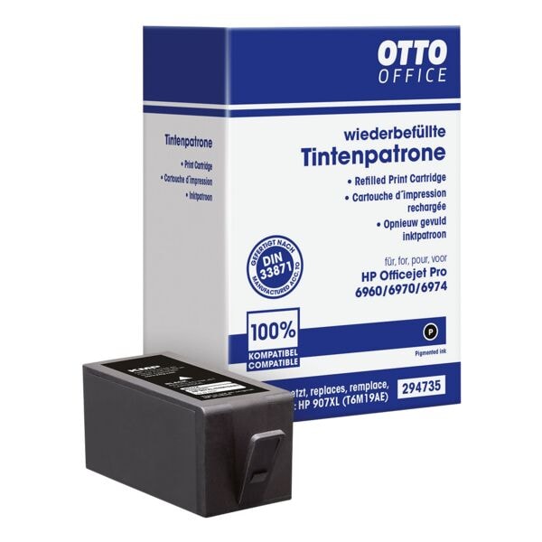 Inktpatroon vervangt HP »T6M19AE« Nr. 907XL
