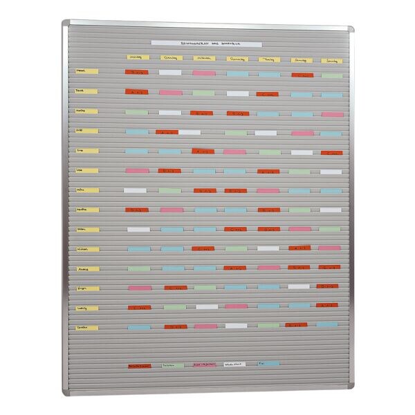 Insteekbord »Visiplan« 100 x 130 cm (73 rails)