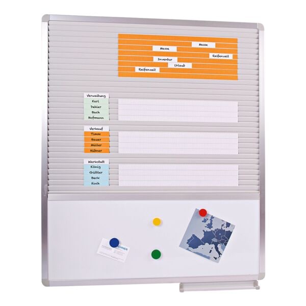 Multifunctioneel bord met insteeksysteem en whiteboard 70,5 x 83,8 cm