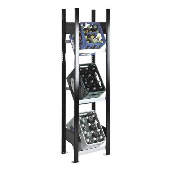 Open kast voor drankkratten 40 cm breed