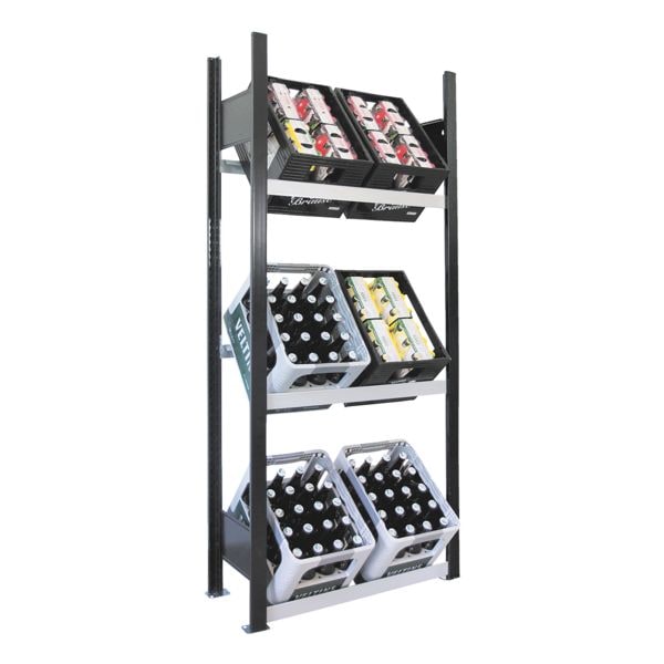 Open kast voor drankkratten 75 cm breed