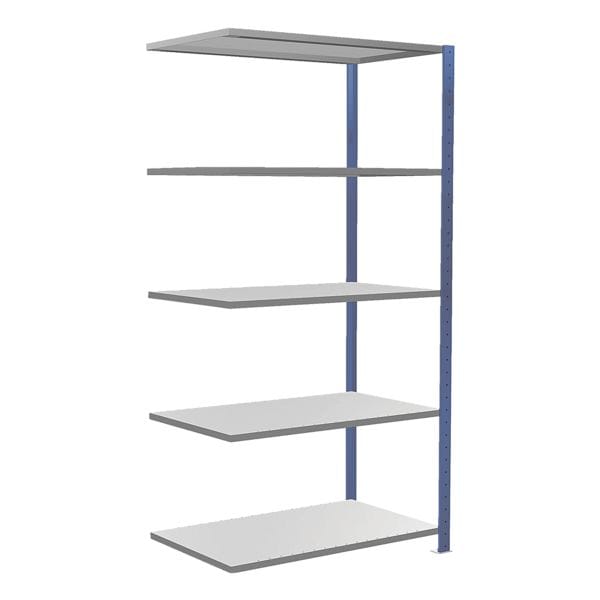 Uitbreiding stalen open kast 130x200 cm »MULTIplus150« 60 cm diepte 5 legborden