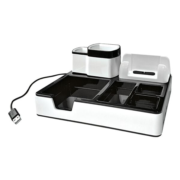 Bureauorganiser met USB aansluitingen