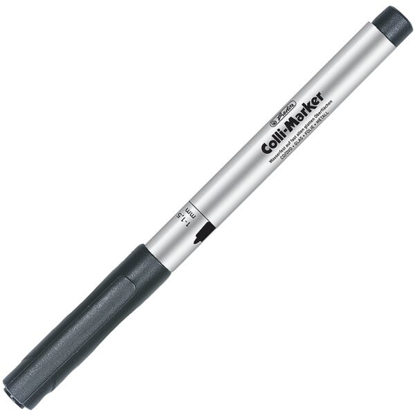 Pak van 10 permanent-markers »Colli« zwart 1-1,5 mm