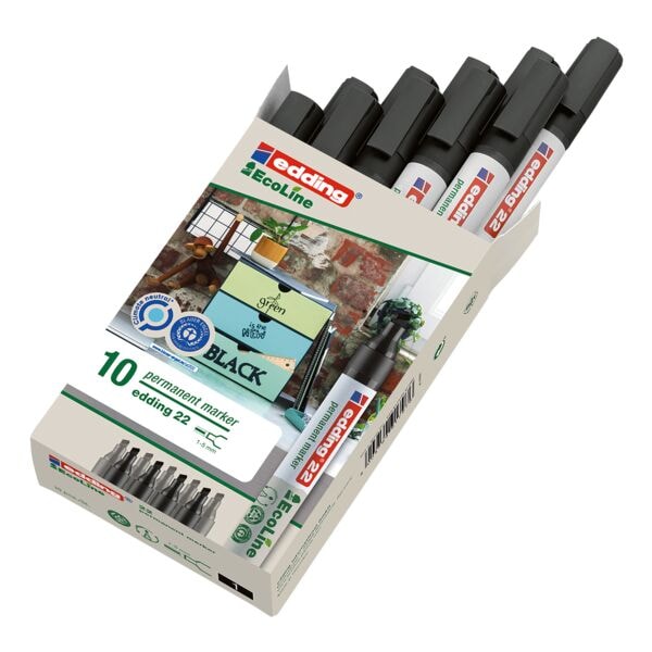 Pak met 10 permanente markers »22 EcoLine«