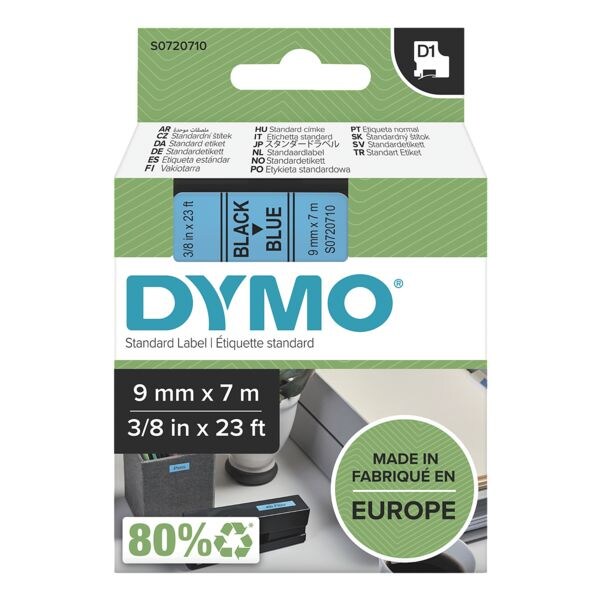 D1-labeltape 9 mm x 7 m
