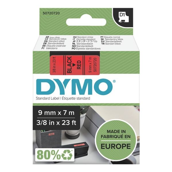 D1-labeltape 9 mm x 7 m