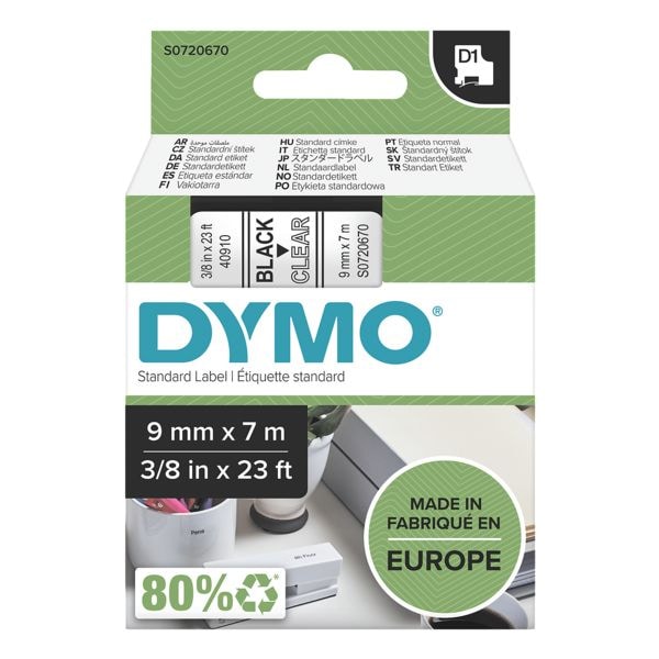 D1-labeltape 9 mm x 7 m