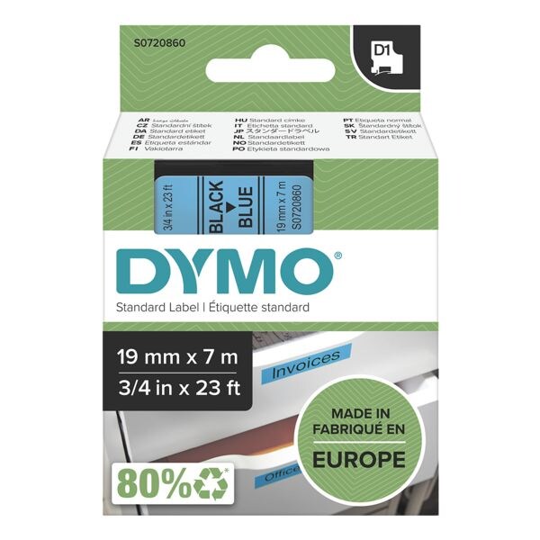 D1-labeltape 19 mm x 7 m