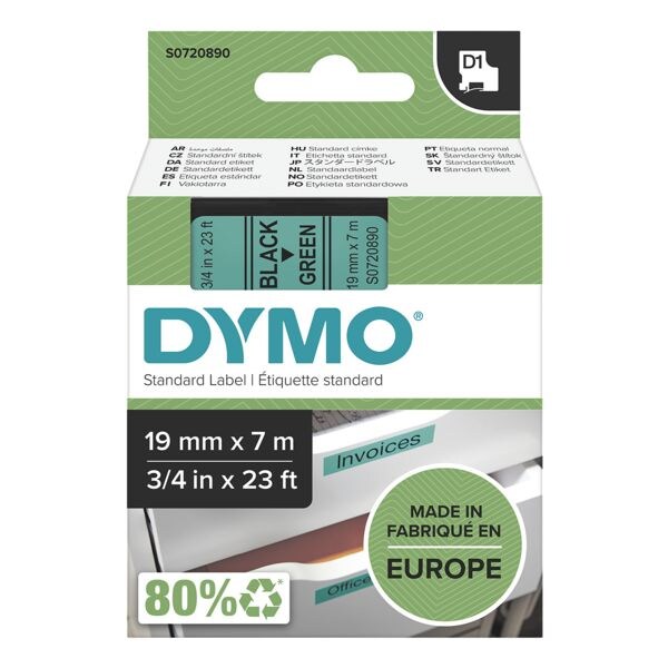 D1-labeltape 19 mm x 7 m
