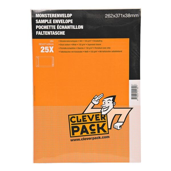 Cleverpack Zak-enveloppen Met Vouw En Stand-bodem