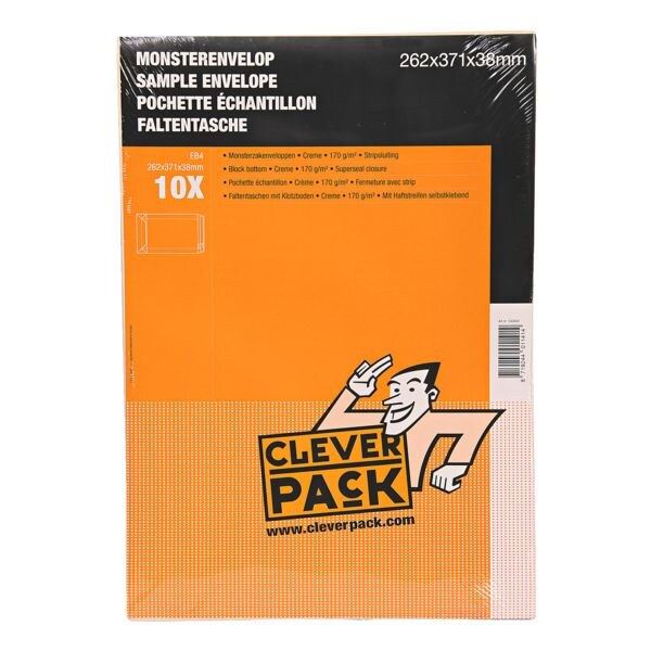 Cleverpack Zak-enveloppen Met Vouw En Stand-bodem
