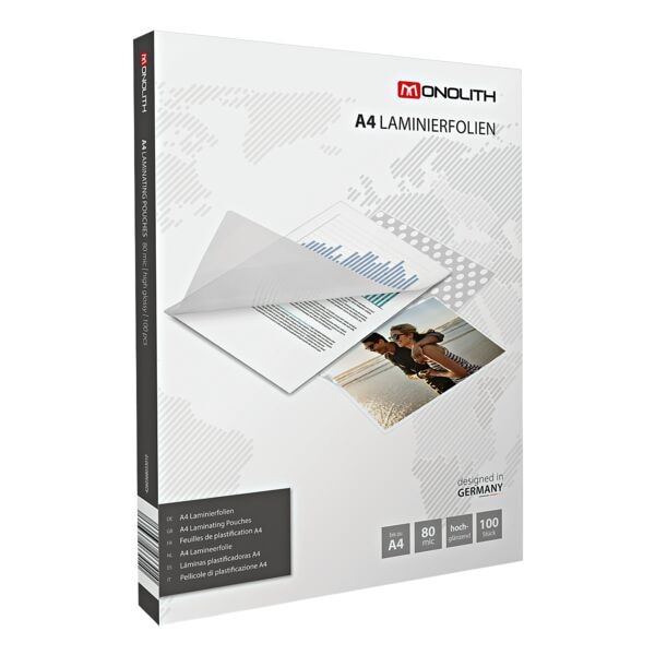 Lamineerfolies A4 100 stuks 80 mic