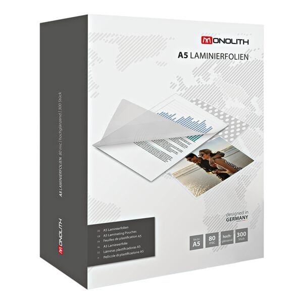 Laminierfolies A5 300 stuks 80 µm