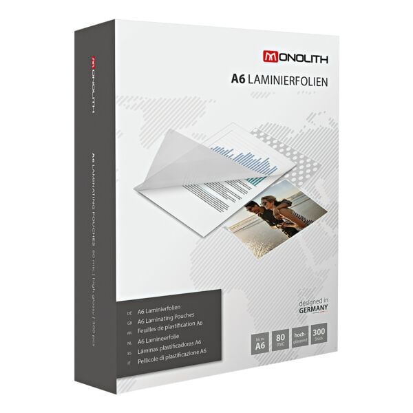 Laminierfolien A6 300 stuks 80 µm