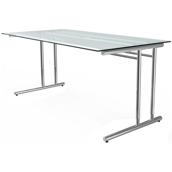 Glazen bureau »Artline Transparent« 160 cm hoogte verstelbaar
