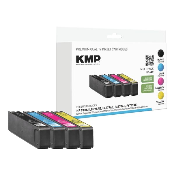 Set inktpatronen vervangt Hewlett Packard »HP 913A (L0R95AE, F6T77AE, F6T78AE, F